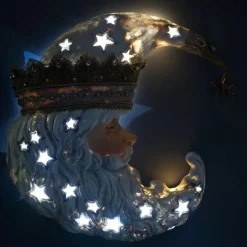 Katherine's Collection 21" Battery Operated Starry Night Celestial Santa Wall Mask With Lights 28-328060