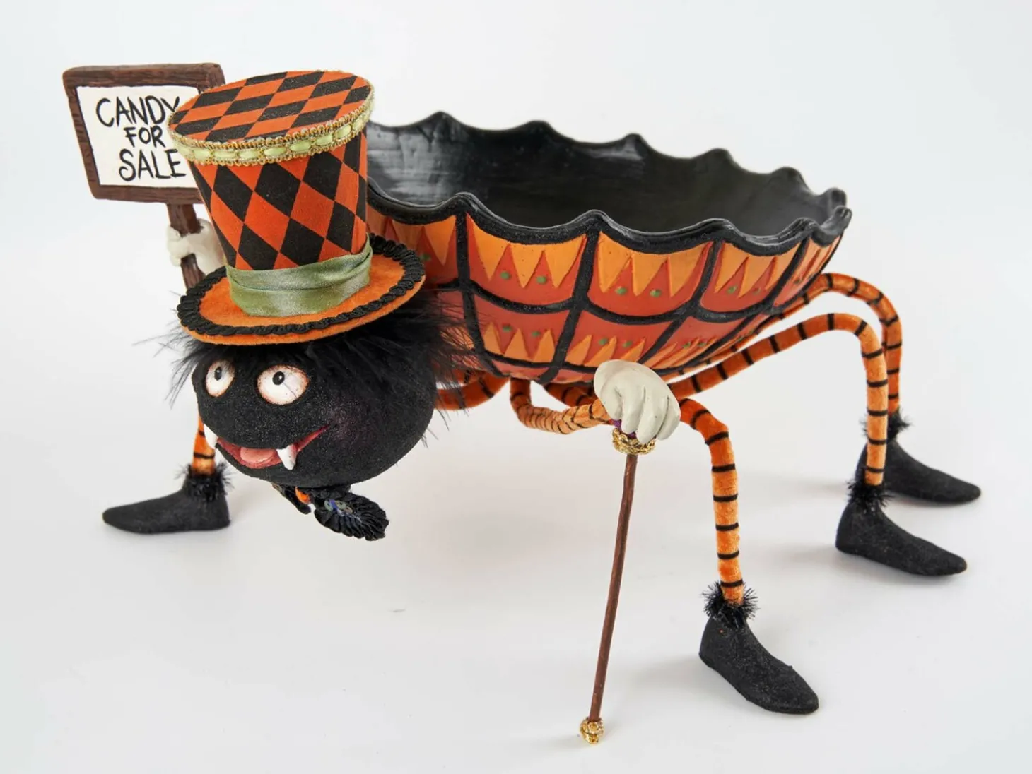Katherine's Collection 14.75" Bewitching Bash Spider Candy Dish Halloween Decoration 28-128107