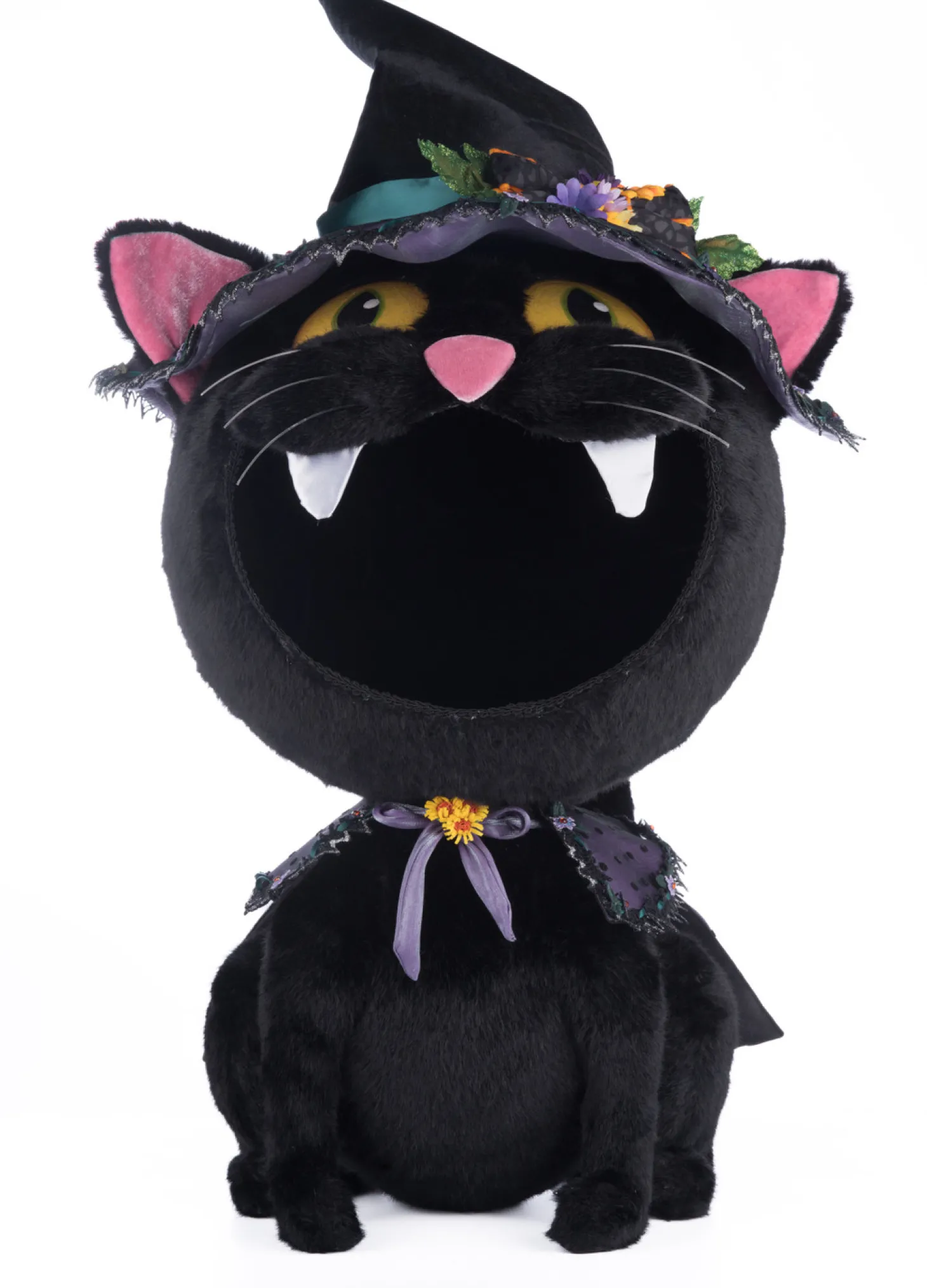 Katherine's Collection 32" Black Cat Candy Container Halloween Decor 28-428189