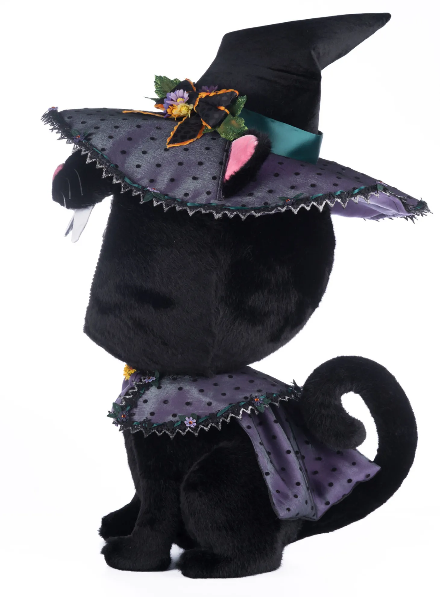Katherine's Collection 32" Black Cat Candy Container Halloween Decor 28-428189