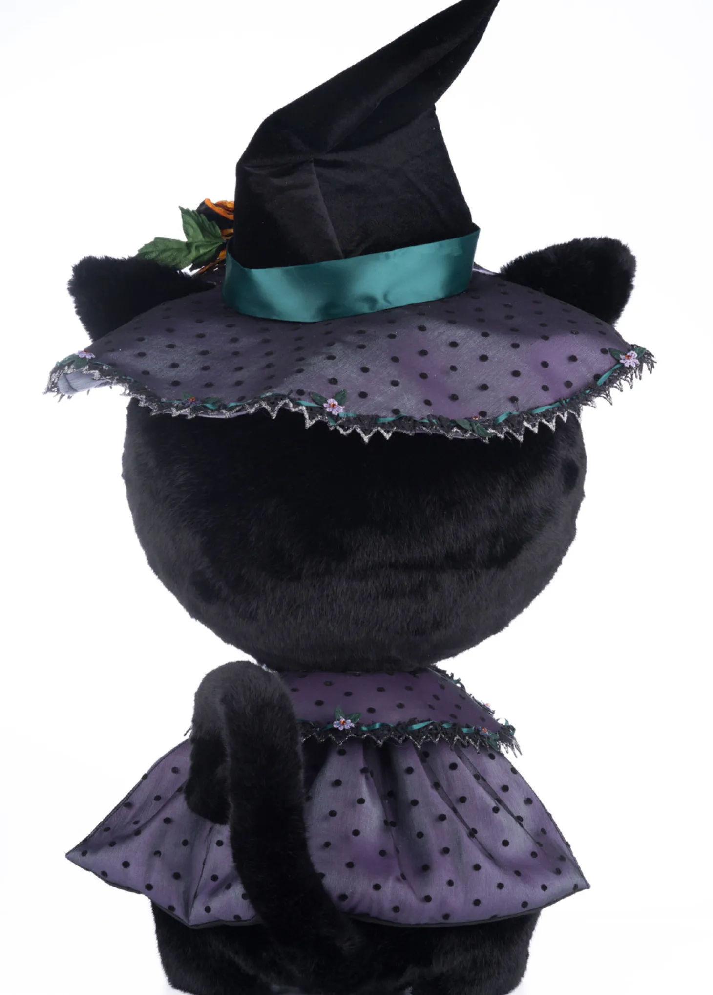 Katherine's Collection 32" Black Cat Candy Container Halloween Decor 28-428189