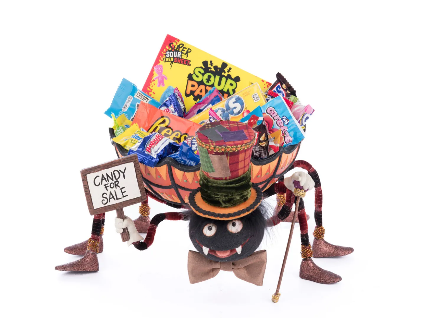 Katherine's Collection 14.5" Broomstick Acres Spider Halloween Candy Dish 28-428507