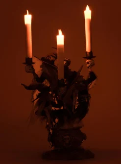 Katherine's Collection 17.5" Broomstick Acres Witches Candle Holder Halloween Decoration 28-428562
