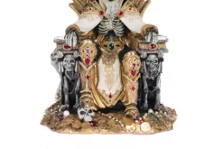 Katherine's Collection 17" Captain Skully Swashbuckler Pirate King In Chair Halloween Decoration 28-428220