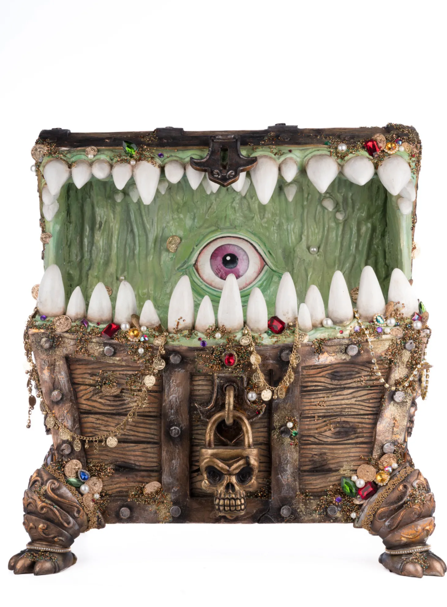 Katherine's Collection 23" Chester The Treasure Chest Candy Container Halloween Decoration 28-428212