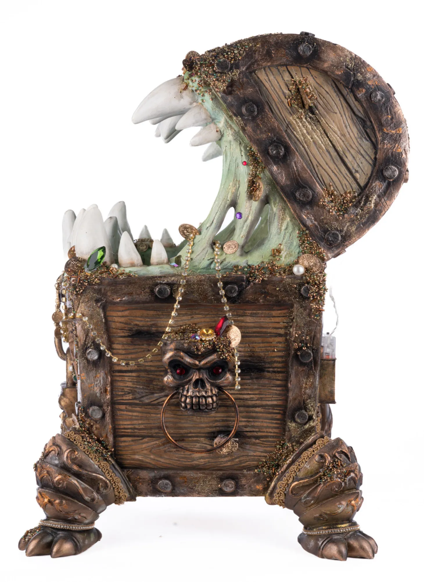 Katherine's Collection 23" Chester The Treasure Chest Candy Container Halloween Decoration 28-428212
