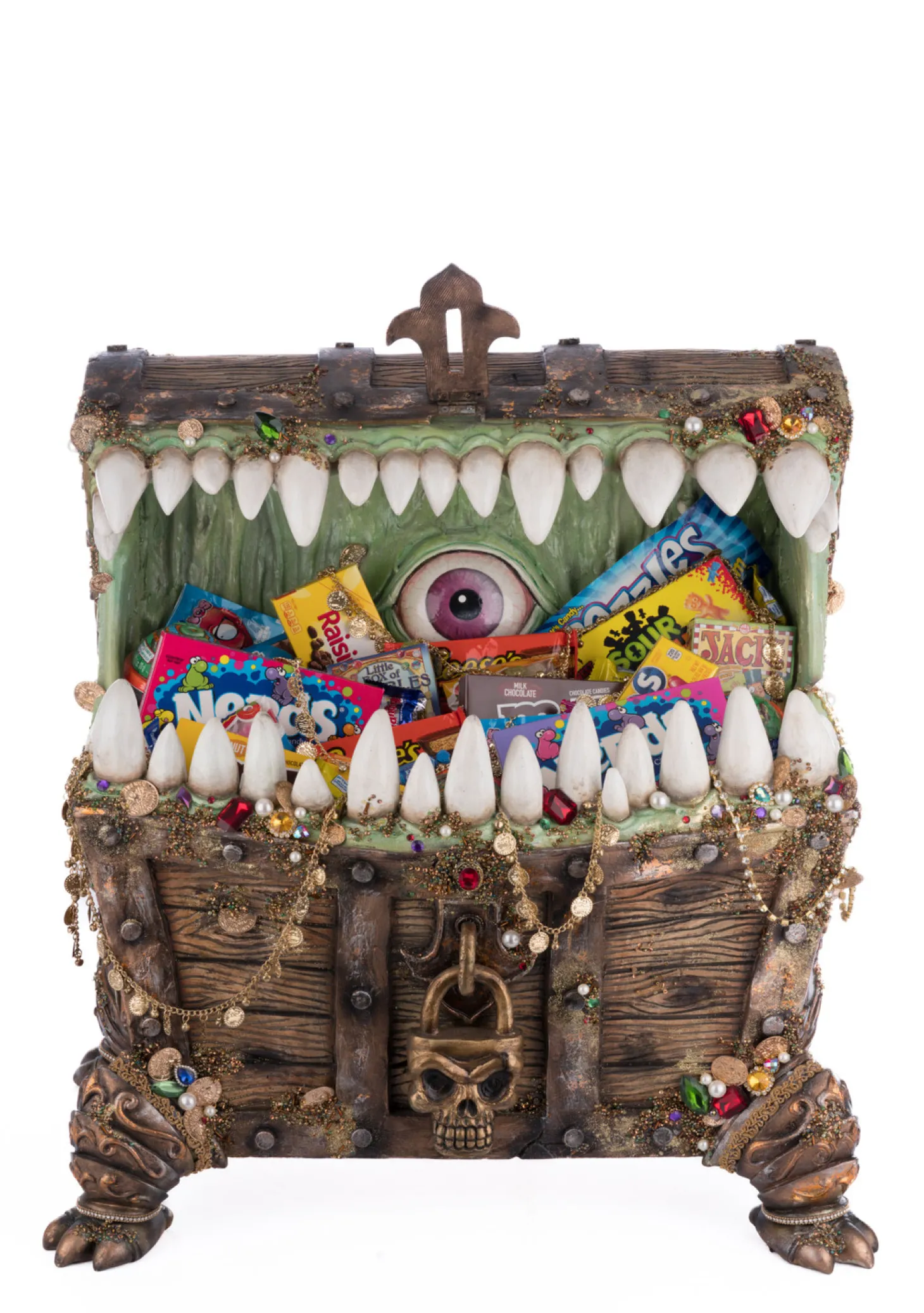Katherine's Collection 23" Chester The Treasure Chest Candy Container Halloween Decoration 28-428212