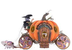 Katherine's Collection 27" Enchanted Pumpkin Carriage Halloween Home Decoration 28-428188
