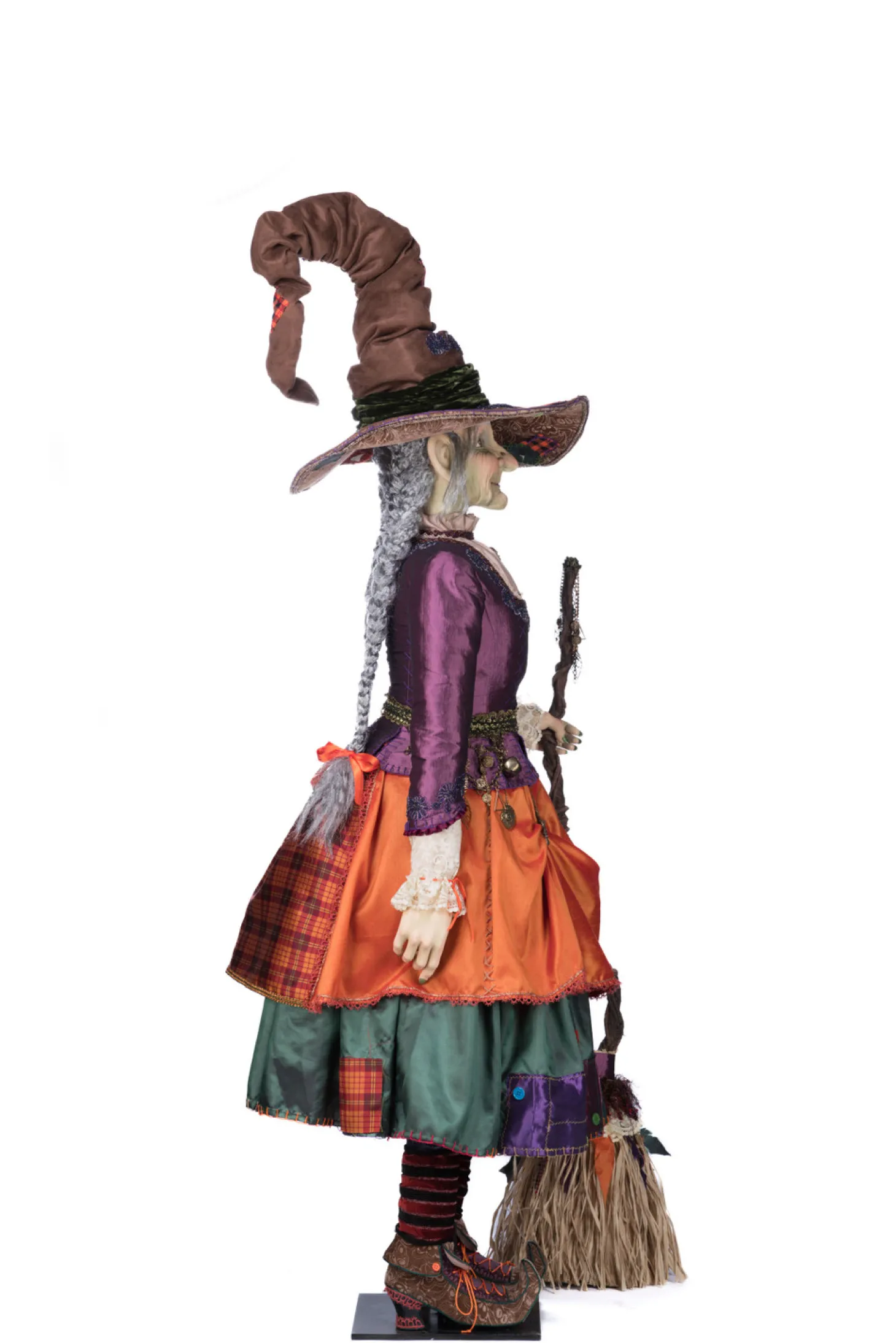Katherine's Collection 50.5" Gertrude Grimoir Life Size Witch Doll Halloween Decoration 28-428160