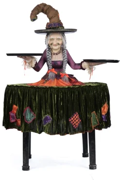 Katherine's Collection 40" Gertrude Grimoir Witch Cupcake Server Halloween Decoration 28-428403