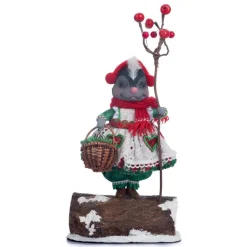 Katherine's Collection 13" Honey The Skunk Christmas Figure 28-328509