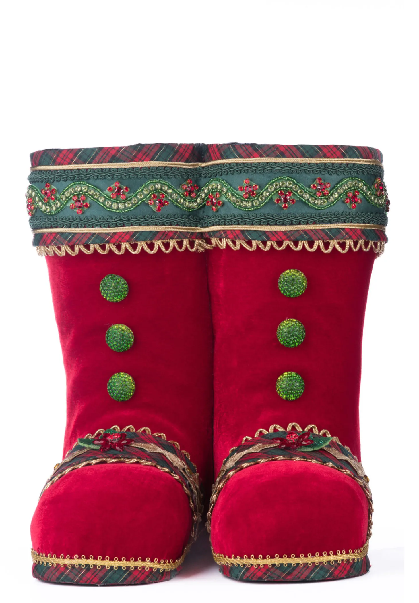 Katherine's Collection 12" Holiday Magic Tabletop Boots Christmas Decoration 28-428410R