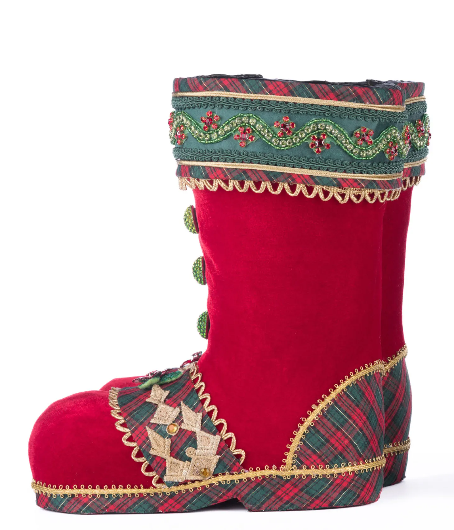 Katherine's Collection 12" Holiday Magic Tabletop Boots Christmas Decoration 28-428410R