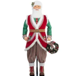Katherine's Collection 64" Life Size Seasoned Greetings Papa Nicolas Nutmeg Doll 28-328727