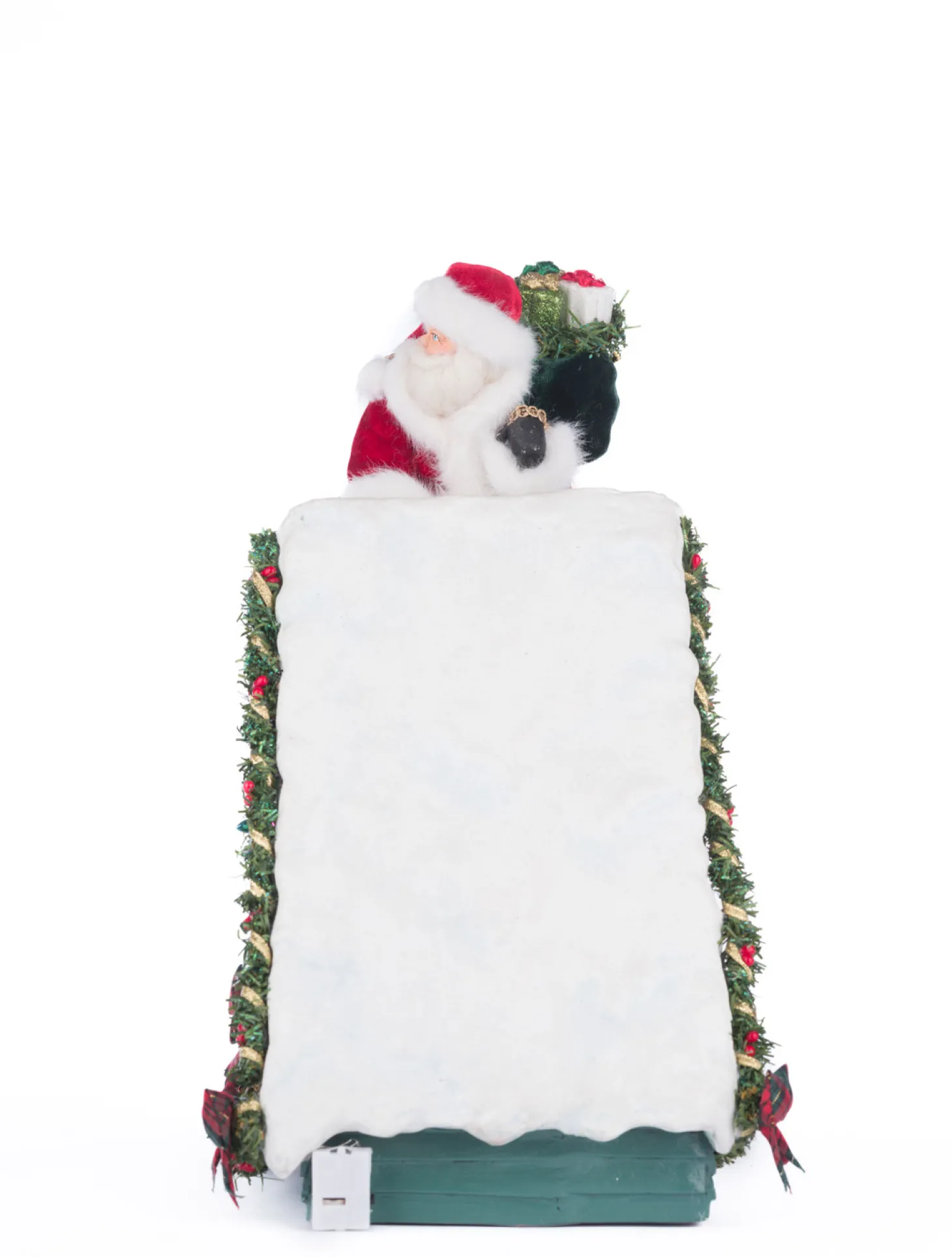 Katherine's Collection 13" Lighted Santa In Chimney Christmas Countdown Decoration 28-428277