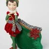 Katherine's Collection 12.5" Merry And Bright Elf With Bag Christmas Decorations 28-128276