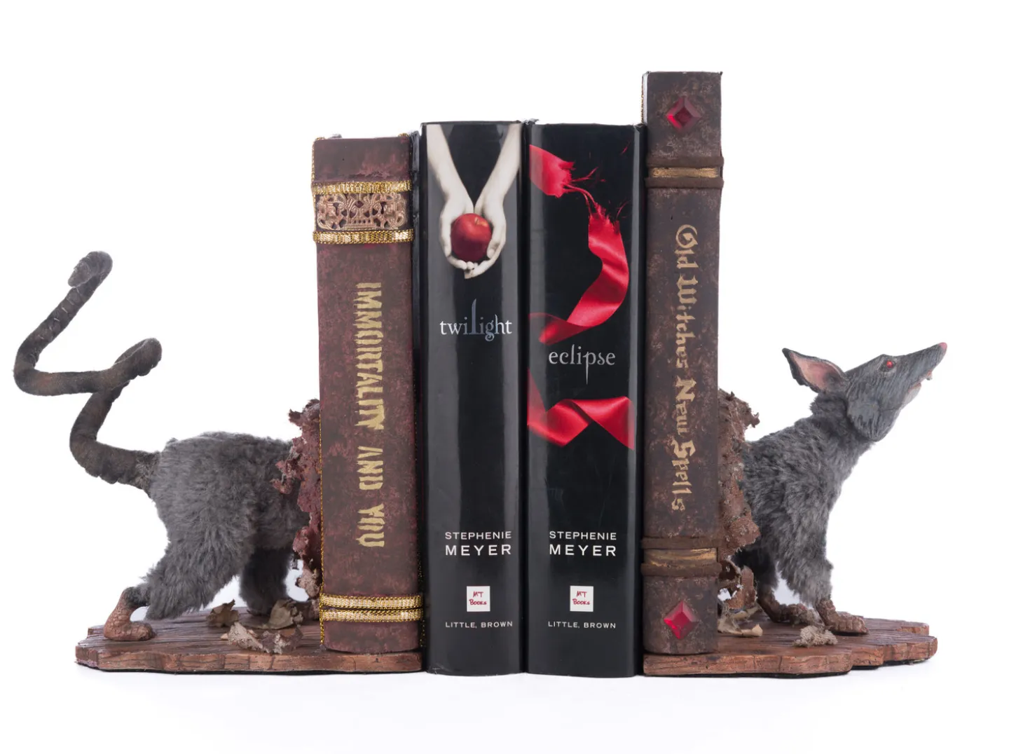 Katherine's Collection 13.5" Moonspell Mouse Bookends Set Halloween Decoration 28-428561