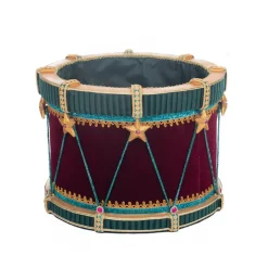 Katherine's Collection 12.5" Nutcracker Drum Christmas Candy Container 28-328857