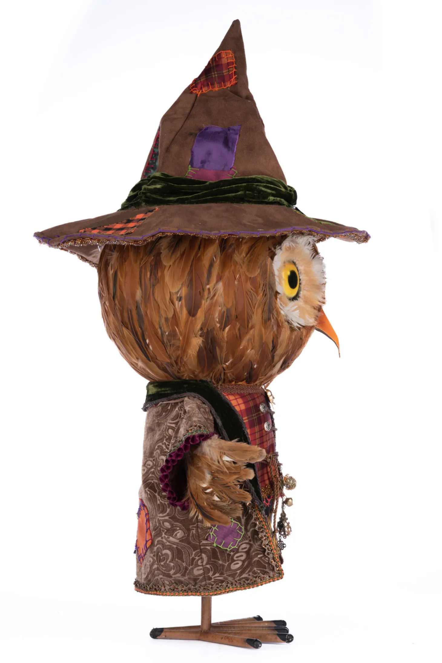 Katherine's Collection 33.5" Ozzy The Owl Candy Container Halloween Decoration 28-428158
