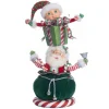 Katherine's Collection 19" Santa And Elf Gift Stack Christmas Decoration 28-328824