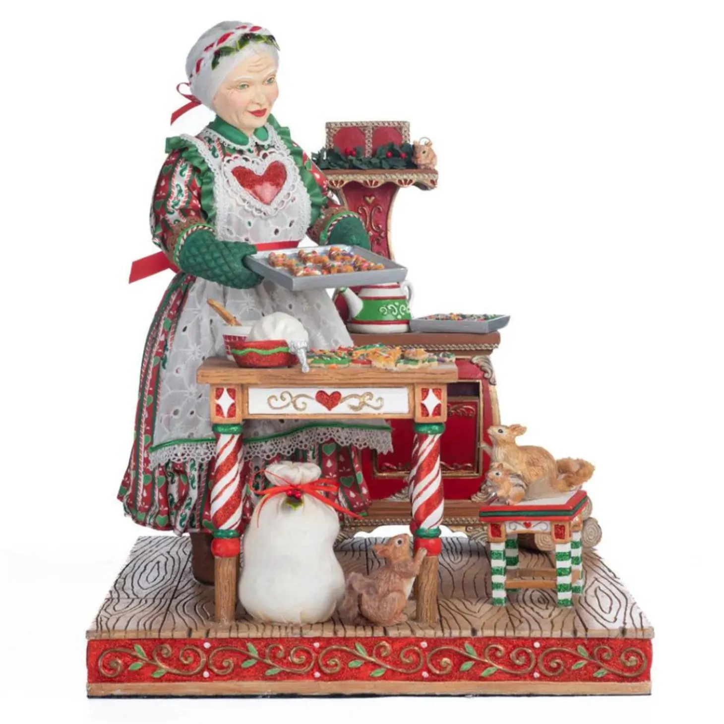 Katherine's Collection 18" Seasoned Greetings Mrs Claus Baking For Christmas Figure 28-328740