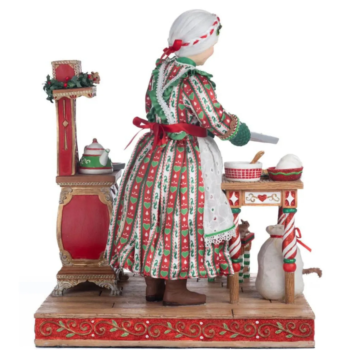 Katherine's Collection 18" Seasoned Greetings Mrs Claus Baking For Christmas Figure 28-328740
