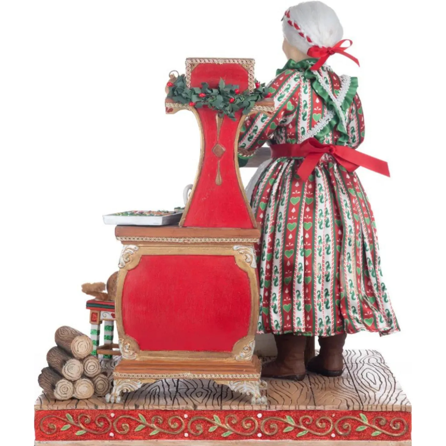 Katherine's Collection 18" Seasoned Greetings Mrs Claus Baking For Christmas Figure 28-328740