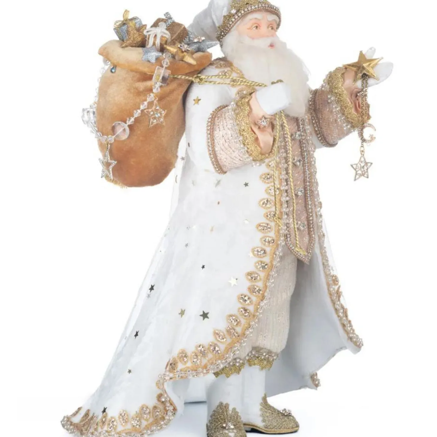 Katherine's Collection 13.75" Starry Nights Celestial Santa Figure 28-328826