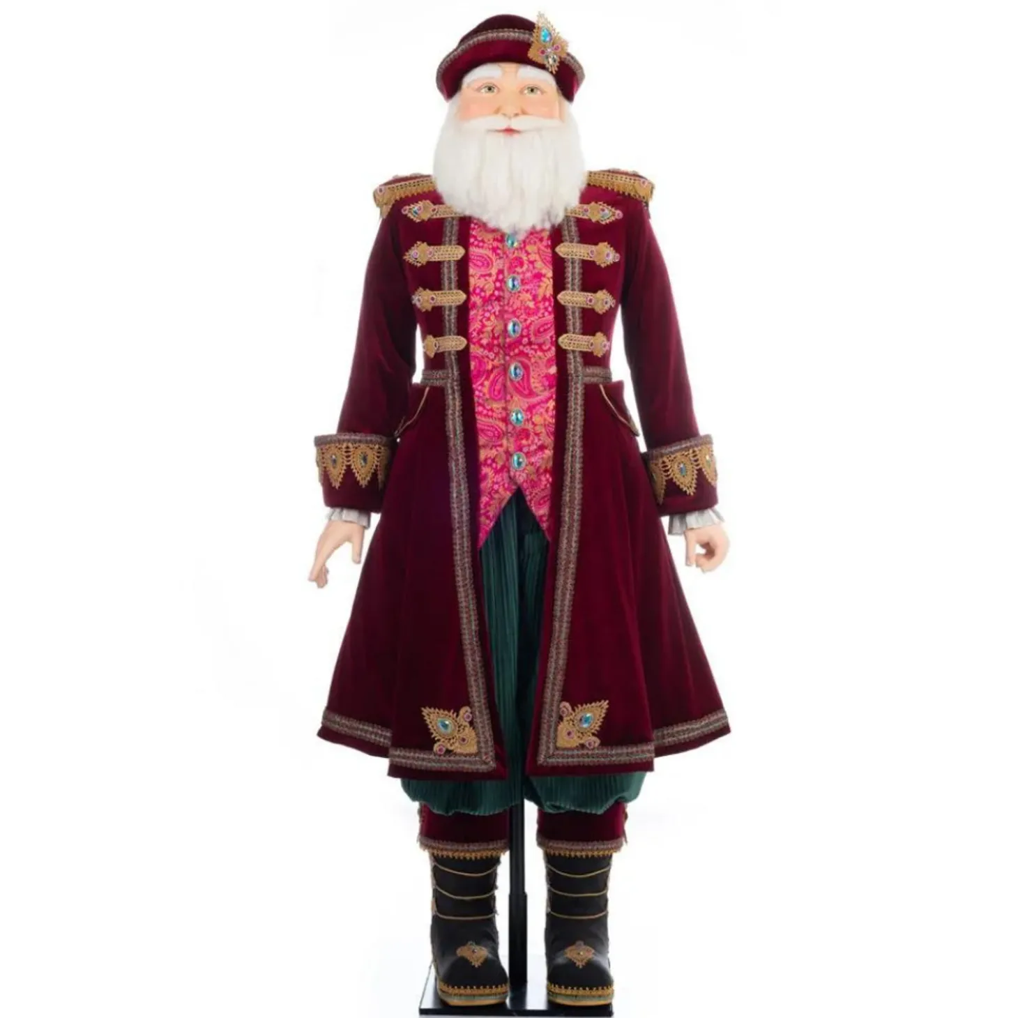 Katherine's Collection 64" Sugar Plum Santa Life Size Doll 28-328841