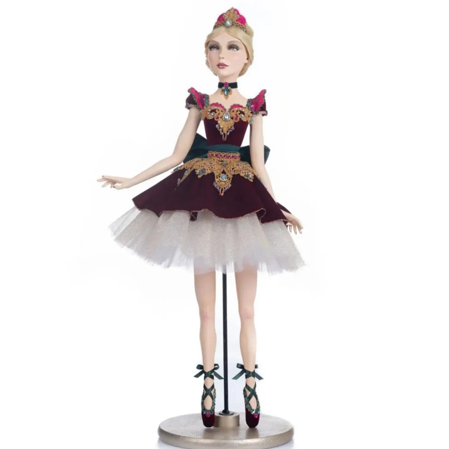 Katherine's Collection 29.25" Sugar Plum Ballerina Standing Nutcracker Christmas Doll 28-328844