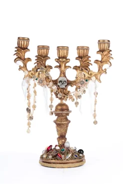 Katherine's Collection 16.75" Treacherous Treasure Candelabra Halloween Decoration 28-428217
