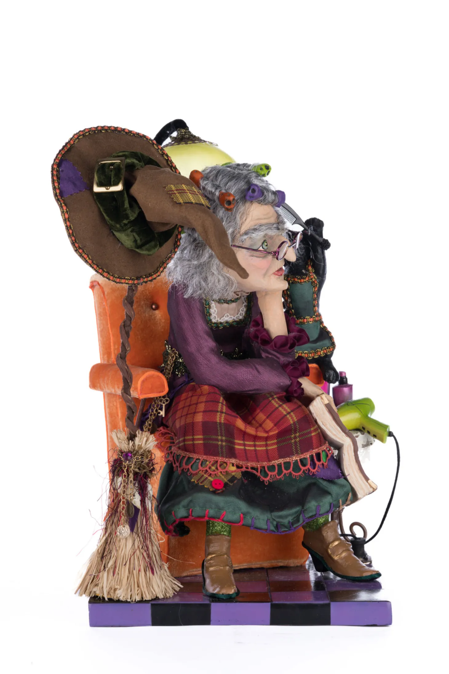 Katherine's Collection 19" Witches At The Crescent Moon Salon And Spa Halloween Doll 28-428171