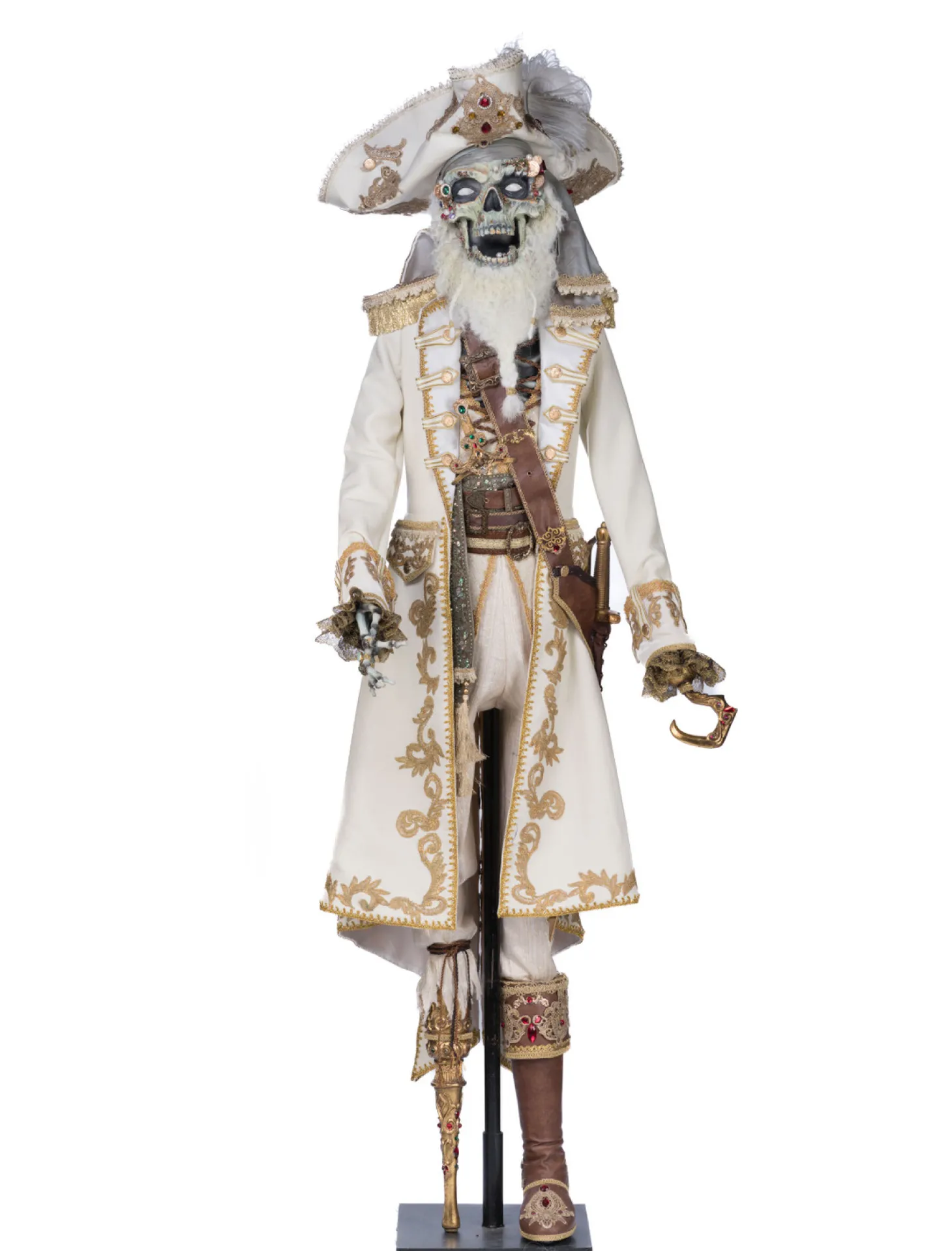 Katherine's Collection Halloween 71" Captain Skully Swashbuckler Life Size Pirate Doll 28-428208