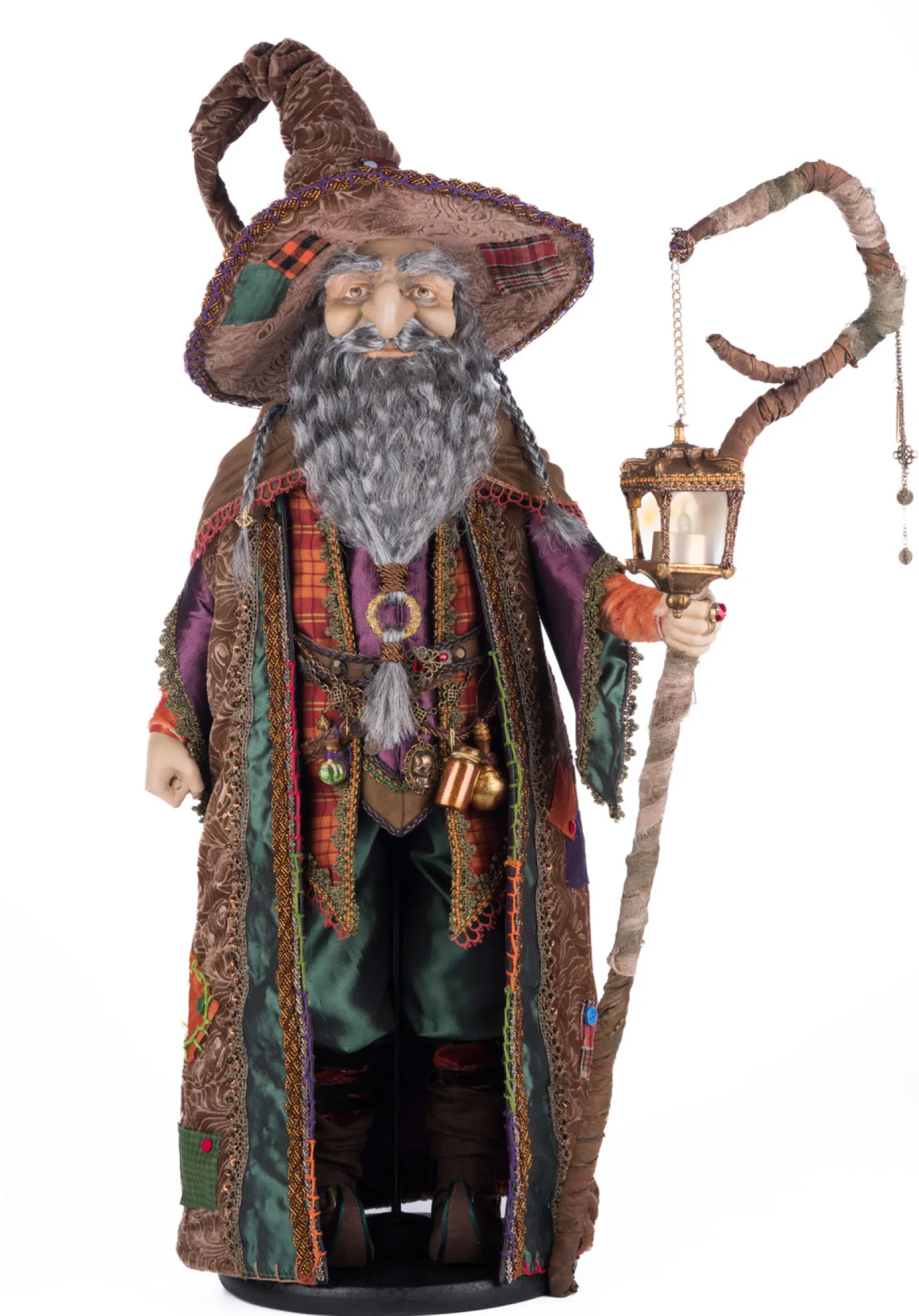 Kathrine's Collection 23.5" Finnegan O’Frightful Warlock Doll Halloween Decoration 28-428161