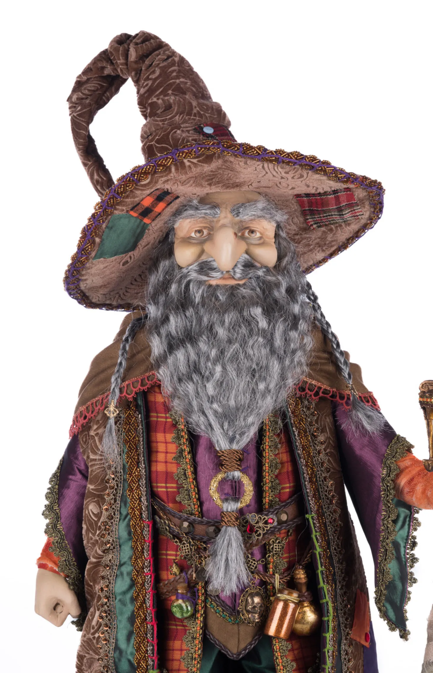 Kathrine's Collection 23.5" Finnegan O’Frightful Warlock Doll Halloween Decoration 28-428161
