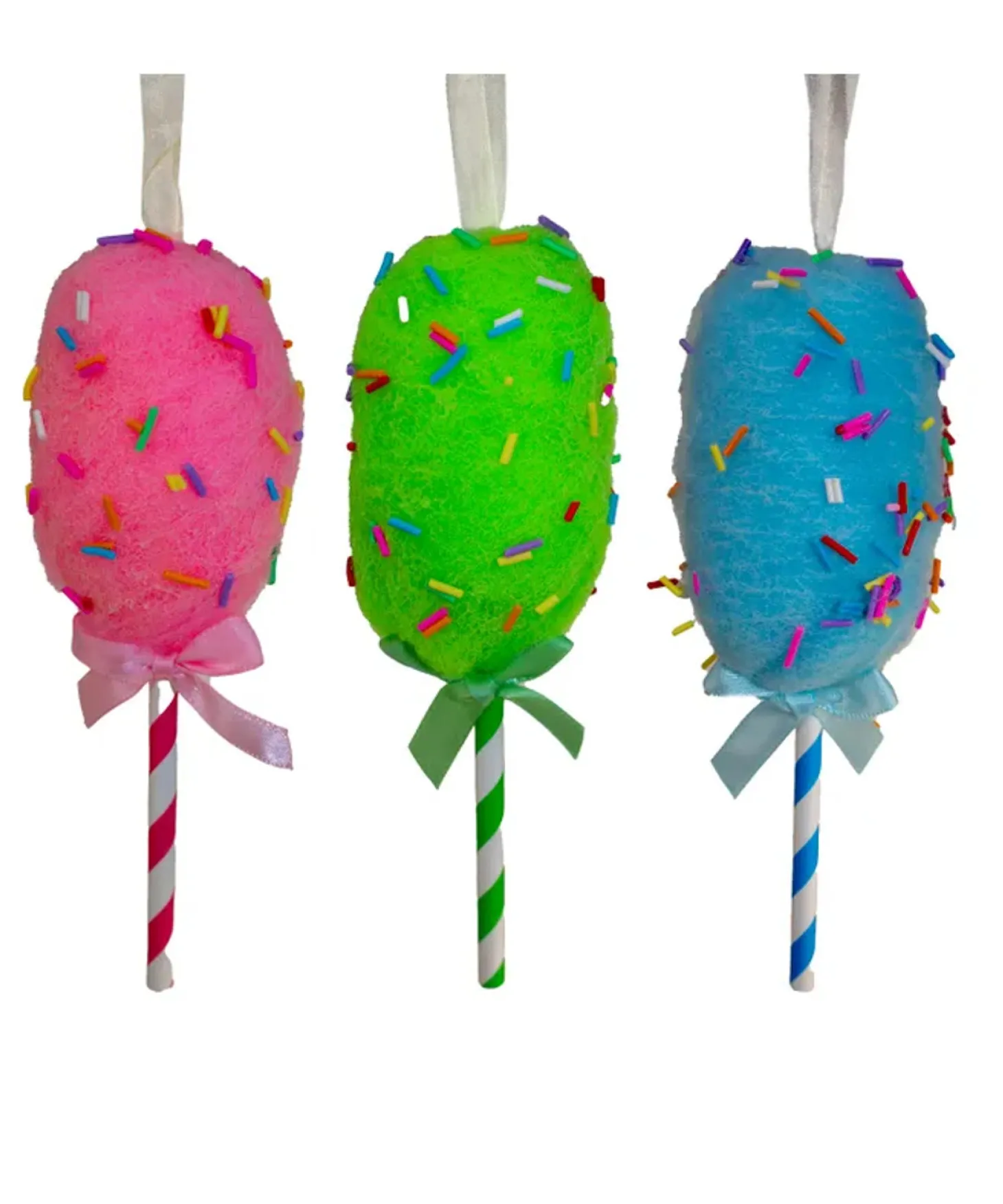 Kurt Adler 6" Cotton Candy Christmas Ornaments D4421