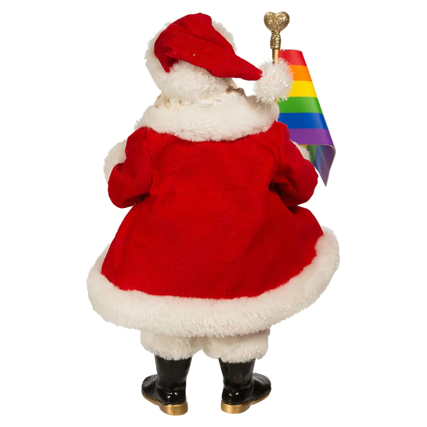 Kurt Adler 10" Fabriché Pride Santa Christmas Figure FA0179