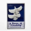 Kurt Adler 4.5" Friendship Dove Christmas Ornaments Set Of 2 C6699