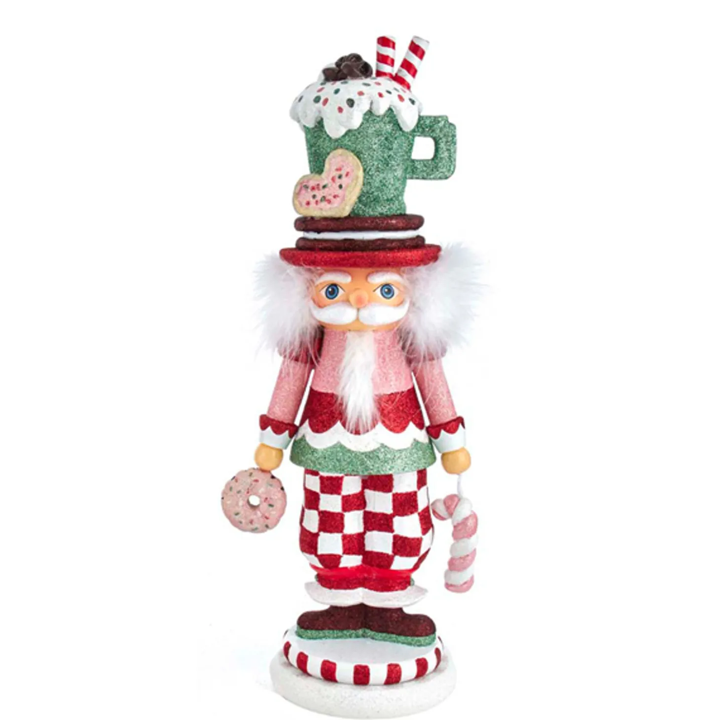 Kurt Adler 16.5" Hollywood Nutcrackers Candy Pattern Nutcrackers HA0515