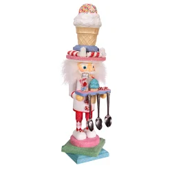 Kurt Adler 19" Hollywood Nutcrackers Ice Cream Nutcracker Christmas Figure HA0404