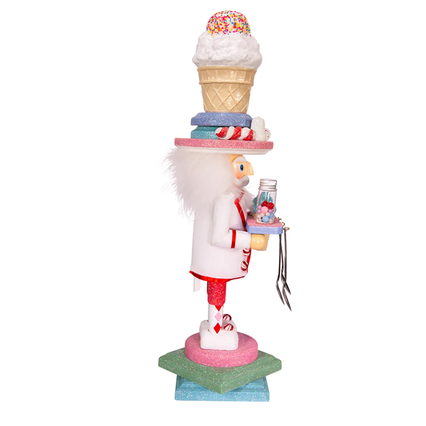 Kurt Adler 19" Hollywood Nutcrackers Ice Cream Nutcracker Christmas Figure HA0404