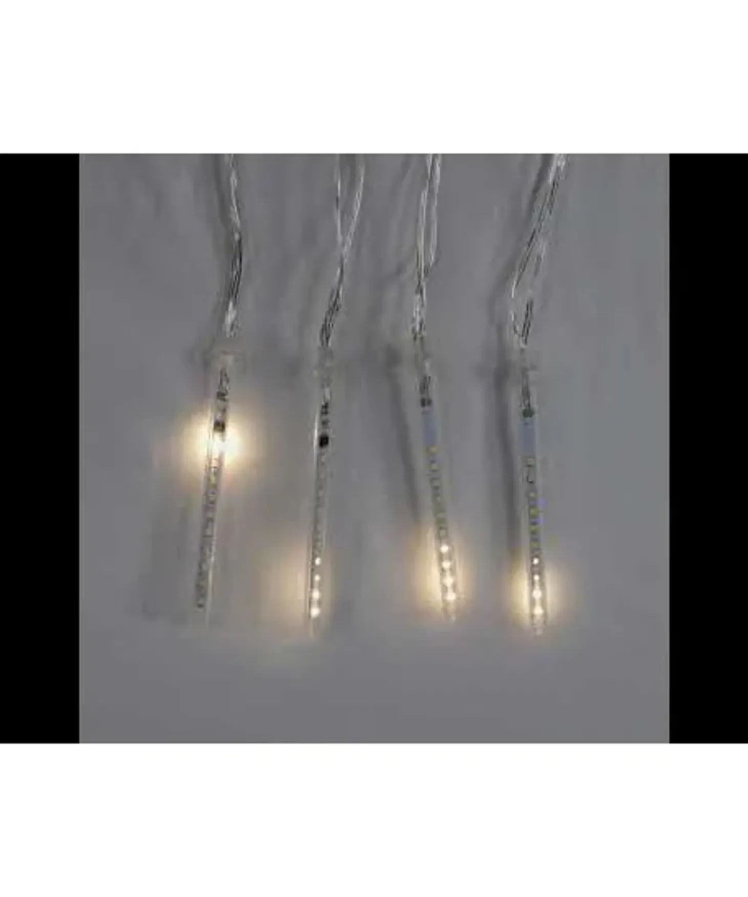 Kurt Adler 32' Meteor Shower Cascading Snowfall 20 Pc LED Light Set AD1054