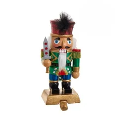 Kurt Adler 7.5" Nutcracker Christmas Stocking Holder C5969