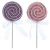 Kurt Adler 13.75" Pink And Purple Lollipop Christmas Tree Pick C7089