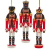 Kurt Adler 6" Red And White African American Nutcracker Ornament F2223