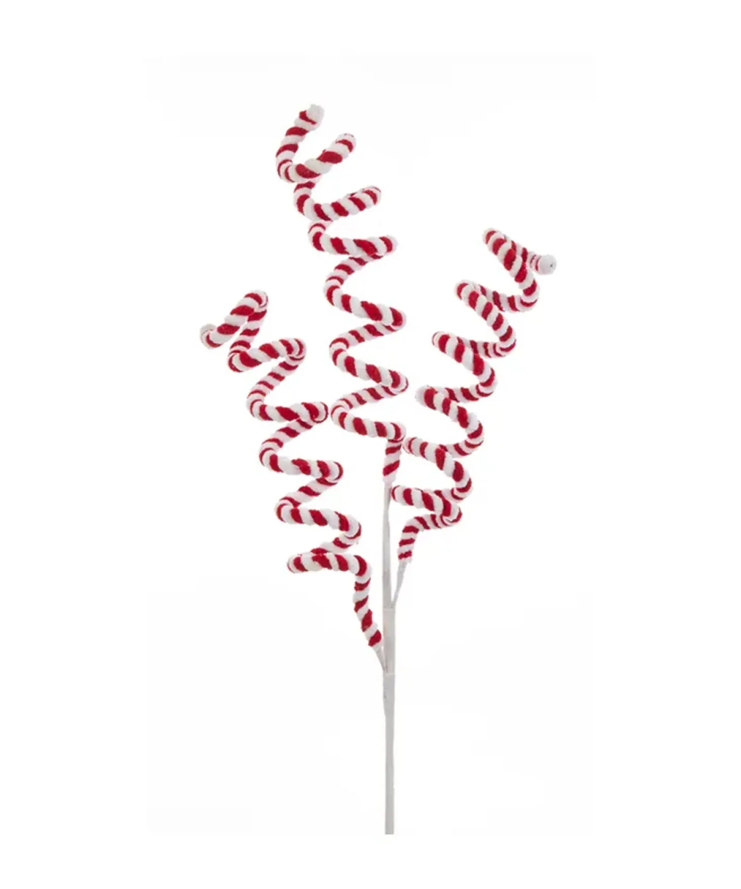 Kurt Adler 26.5" Red And White Candy Cane Swirl Christmas Tree Pick C4913