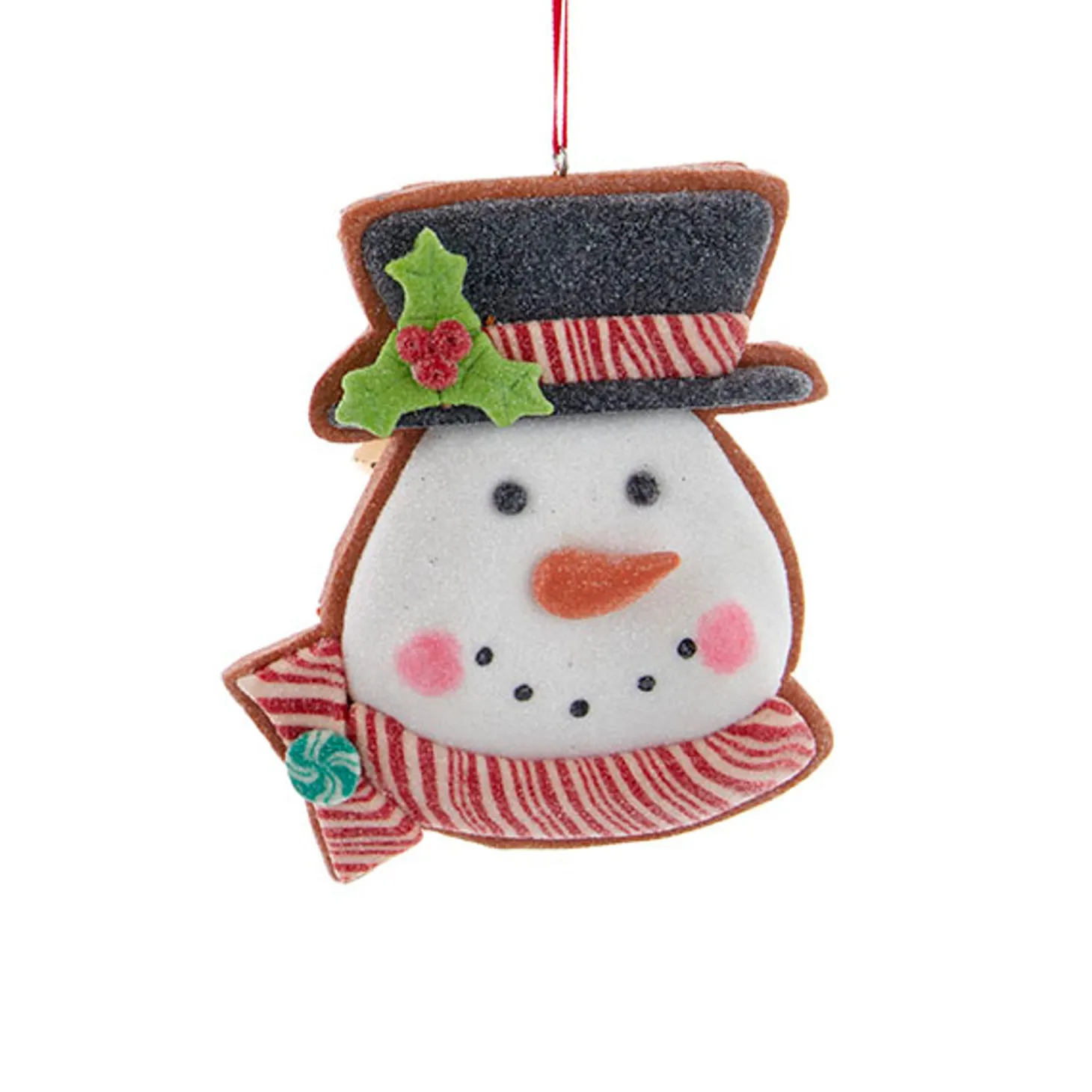 Kurt Adler 4.85" Set Of 4 Claydough Cookie Christmas Ornament D4156