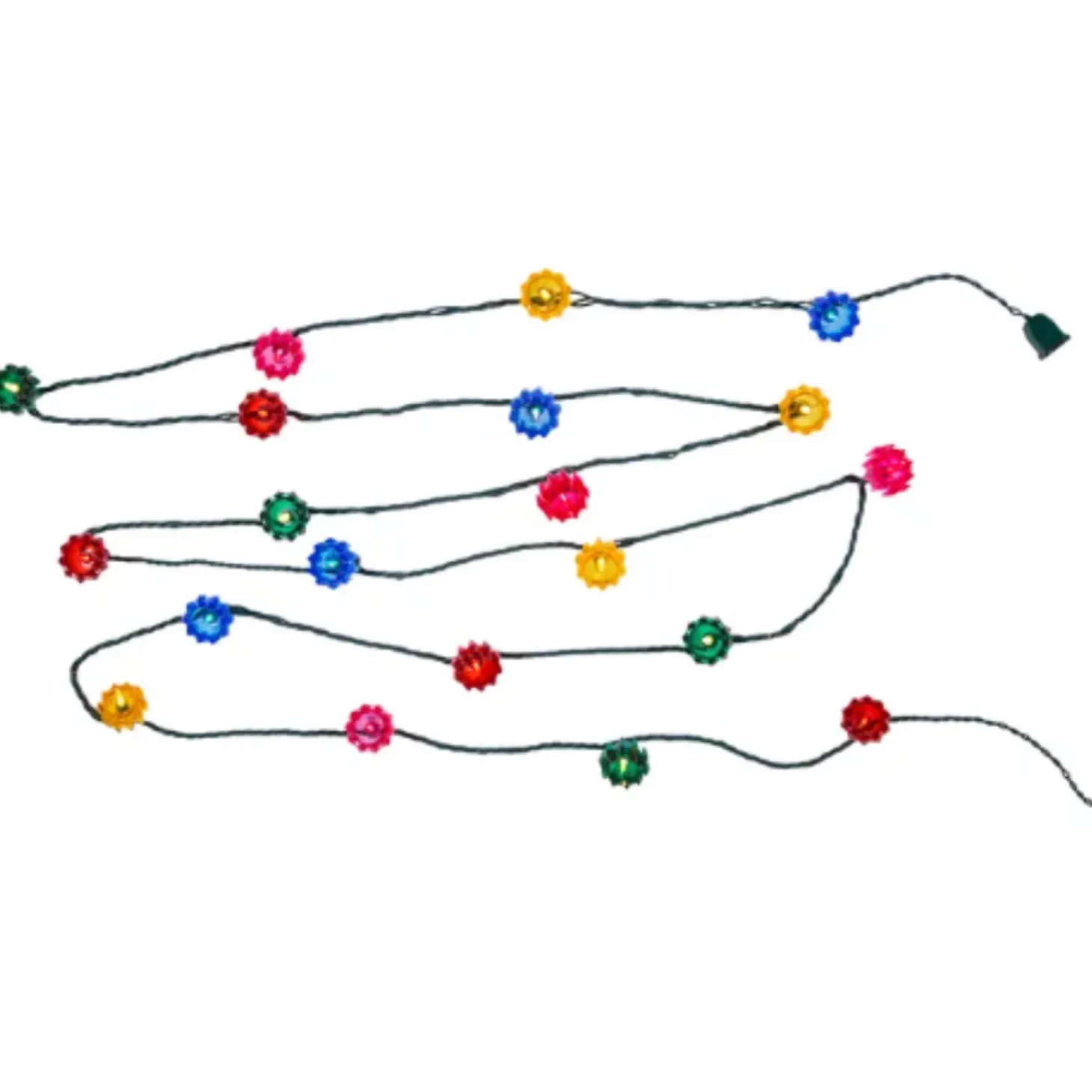 Kurt Adler Multicolor Crown Light Set UL4347