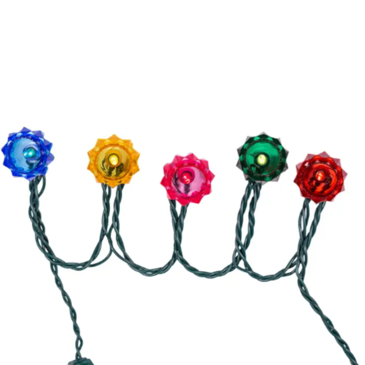 Kurt Adler Multicolor Crown Light Set UL4347