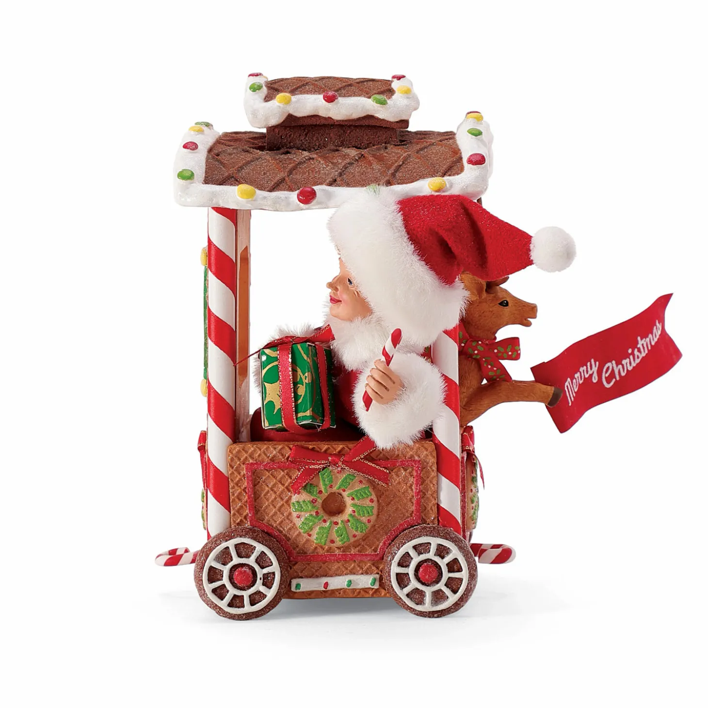 Possible Dreams Santa Gingerbread Train Set